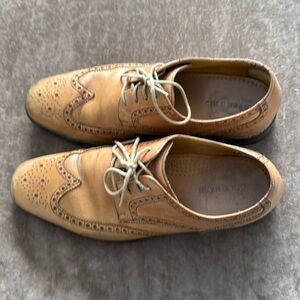 Cole Haan Shoes Mens 9.5 Brown Stitched Lace dress shoes. Gently used.